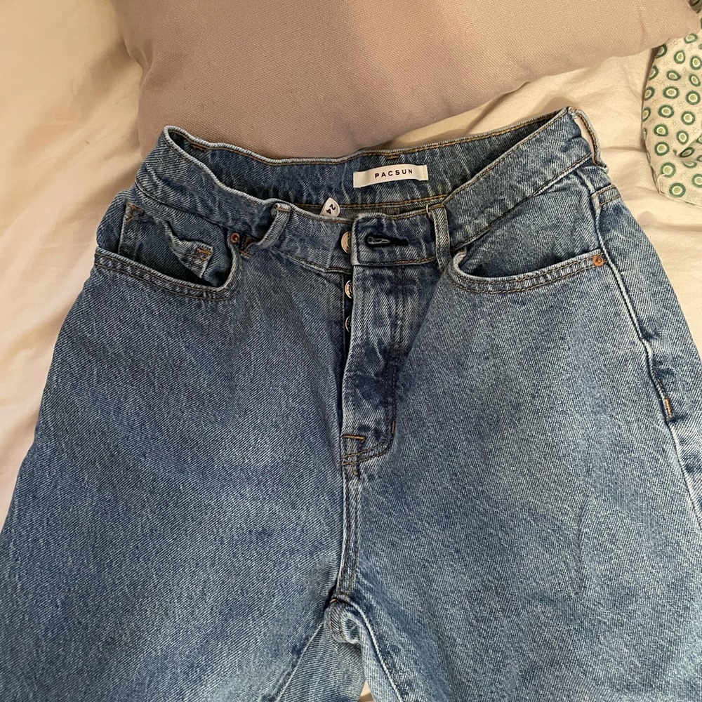 Pacsun high waisted button fly mom jeans